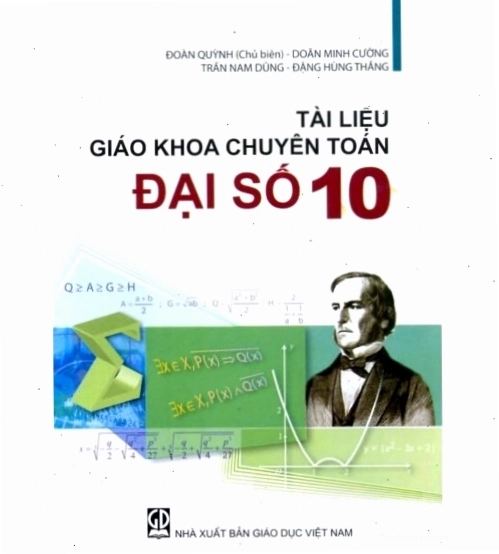 Bìa sách Tài liệu Giáo Khoa Chuyên Toán Đại Số 10 - Đoàn Quỳnh