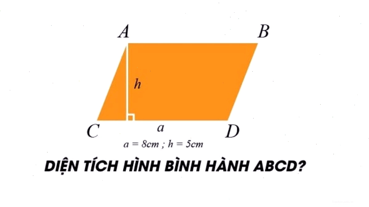 Chi tiết công thức tính diện tích hình bình hành trong không gian