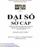 Đại số sơ cấp: Khái niệm, ứng dụng và tài liệu học tập