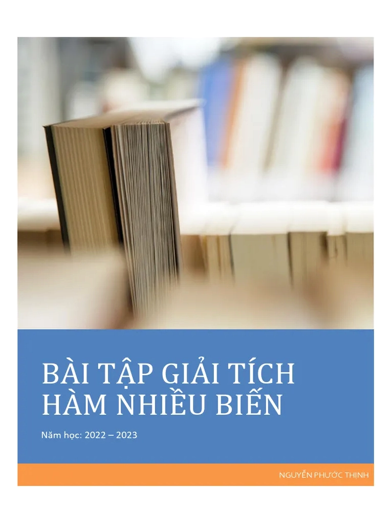 Giải Tích Hàm Nhiều Biến: Kiến Thức Nền Tảng Cho Sinh Viên