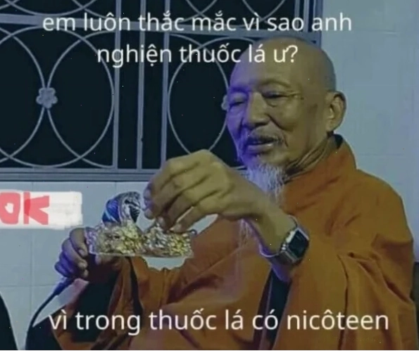 Hình ảnh chế thầy ông nội meme với nhiều sắc thái