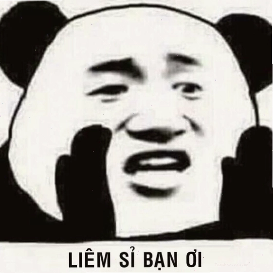 Hình ảnh meme gấu trúc biểu cảm hài hước