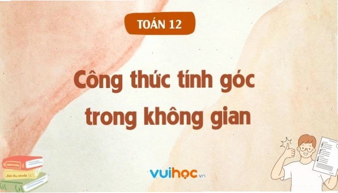Hình ảnh minh họa khái niệm góc trong không gian