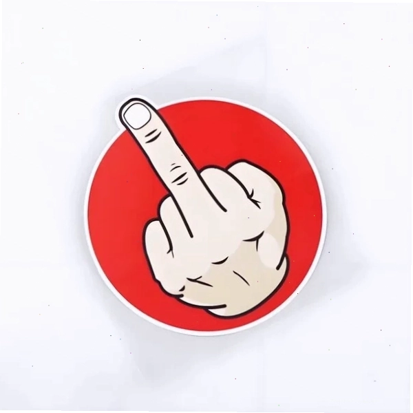 Hình giơ ngón giữa meme chất
