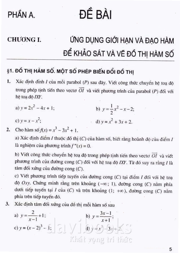 Hình minh họa bài tập giải tích 12