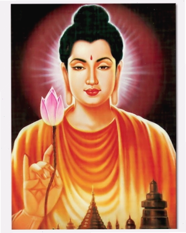 Hình nền Phật Thích Ca Mâu Ni với nụ cười từ bi thanh thoát