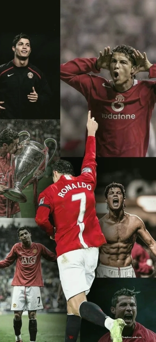 Hình nền Ronaldo đẹp cho điện thoại với phong cách thi đấu máu lửa