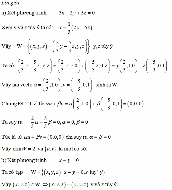 Khám phá không gian vector và ứng dụng đa dạng trong đời sống