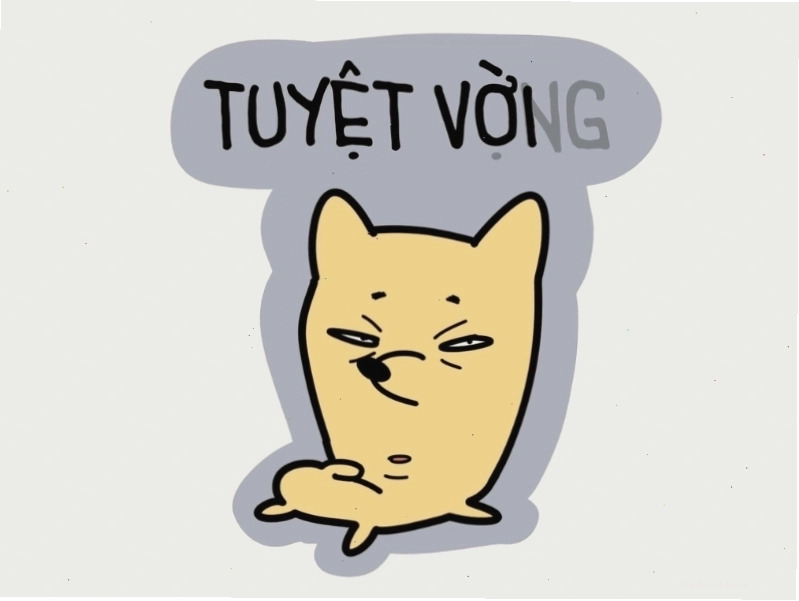 Meme ảnh vẽ minh họa sự đối lập giữa tuyệt vời và tuyệt vọng