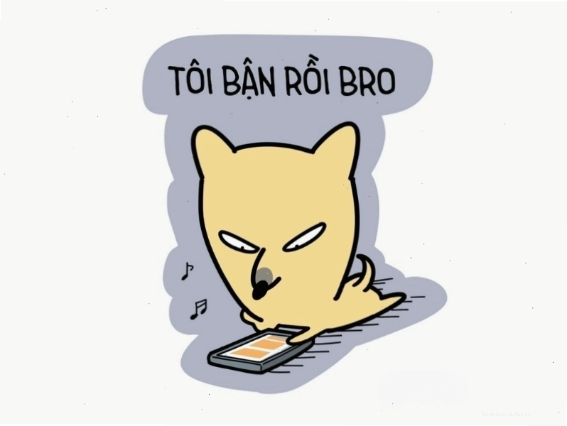 Meme ảnh vẽ với dòng chữ: Meme tôi bận rồi bro