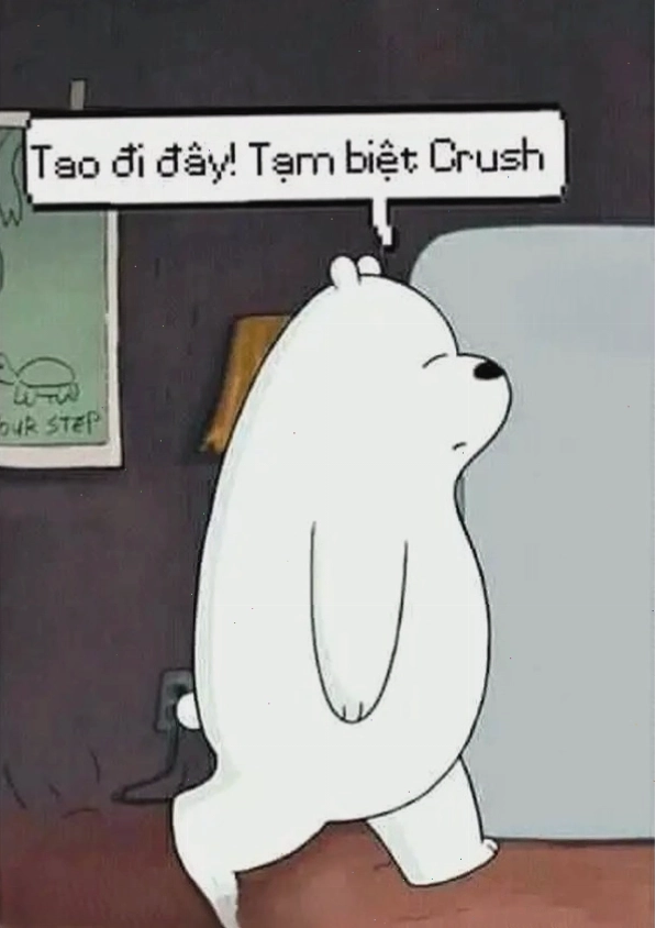 Meme bye với lời chào tạm biệt "ngọt ngào"