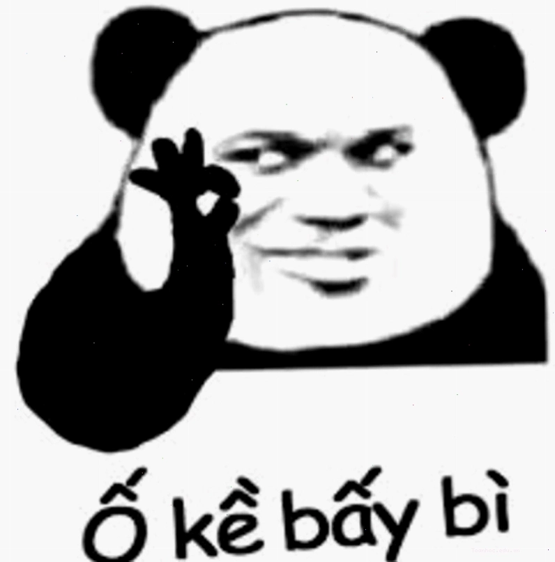 Meme cố lên với hình ảnh chú gấu trúc ngộ nghĩnh