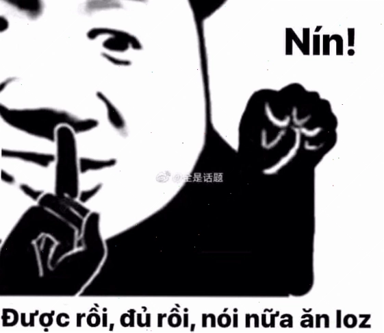 Meme gấu trúc với biểu cảm im lặng khó hiểu