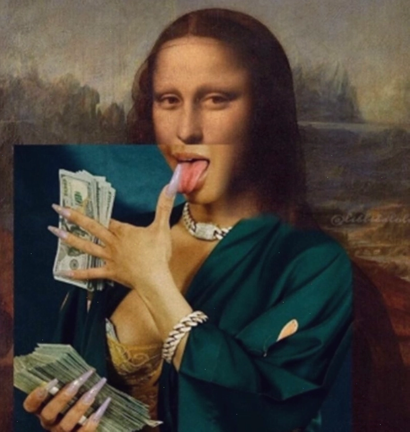 Meme thể hiện sự giàu có và hào phóng khi đưa tiền
