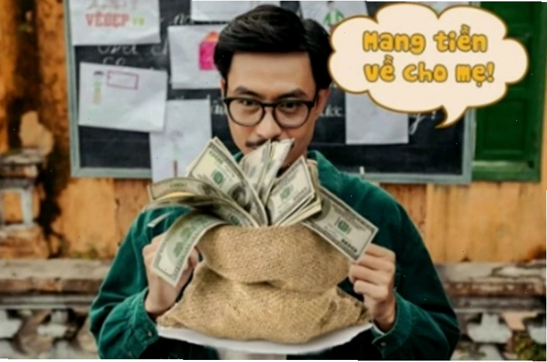 Meme thể hiện sự sung túc với nhiều tiền