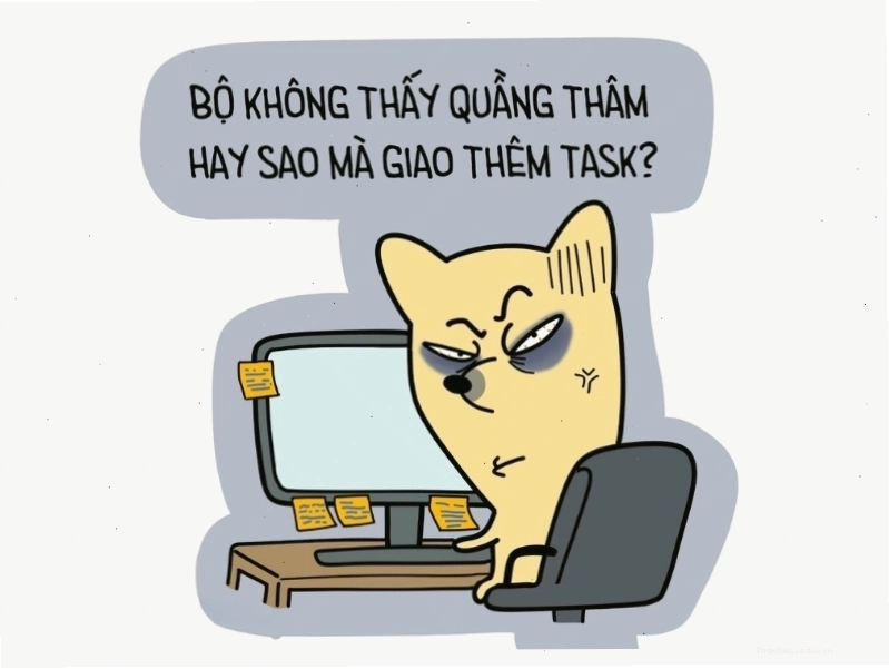 Meme về áp lực công việc