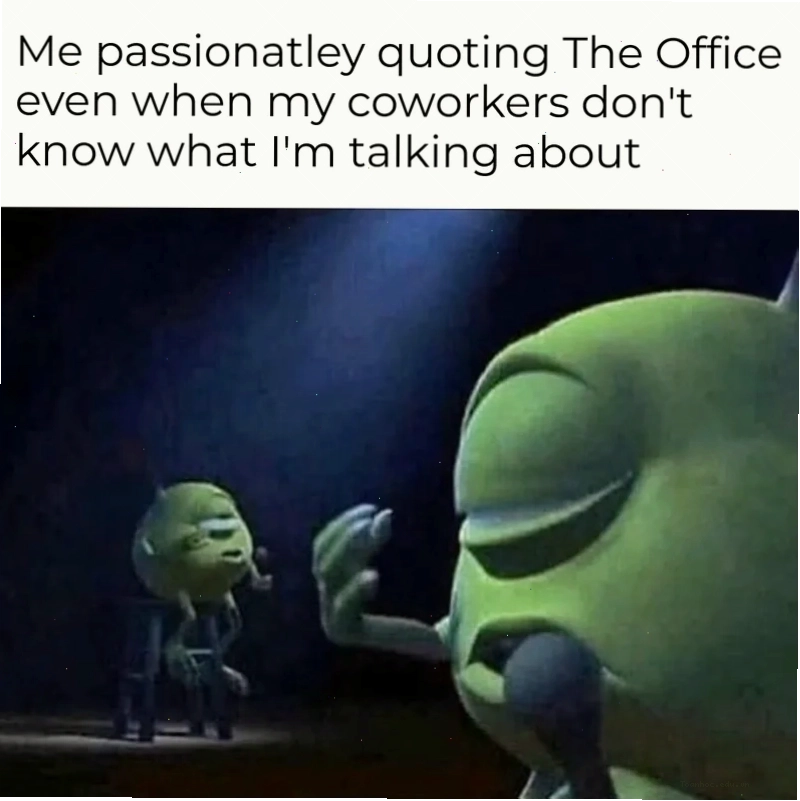 Mike Wazowski Singing on Stage Meme Templates