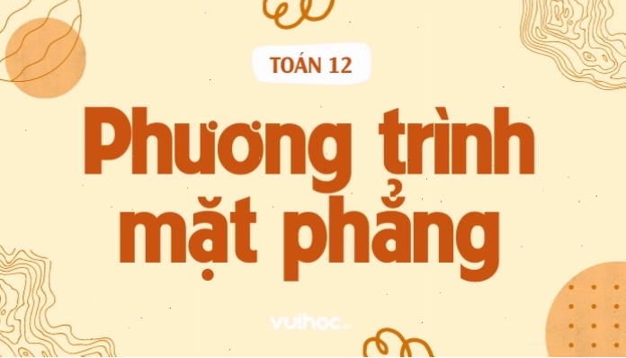 Minh họa khái niệm phương trình mặt phẳng trong không gian Oxyz