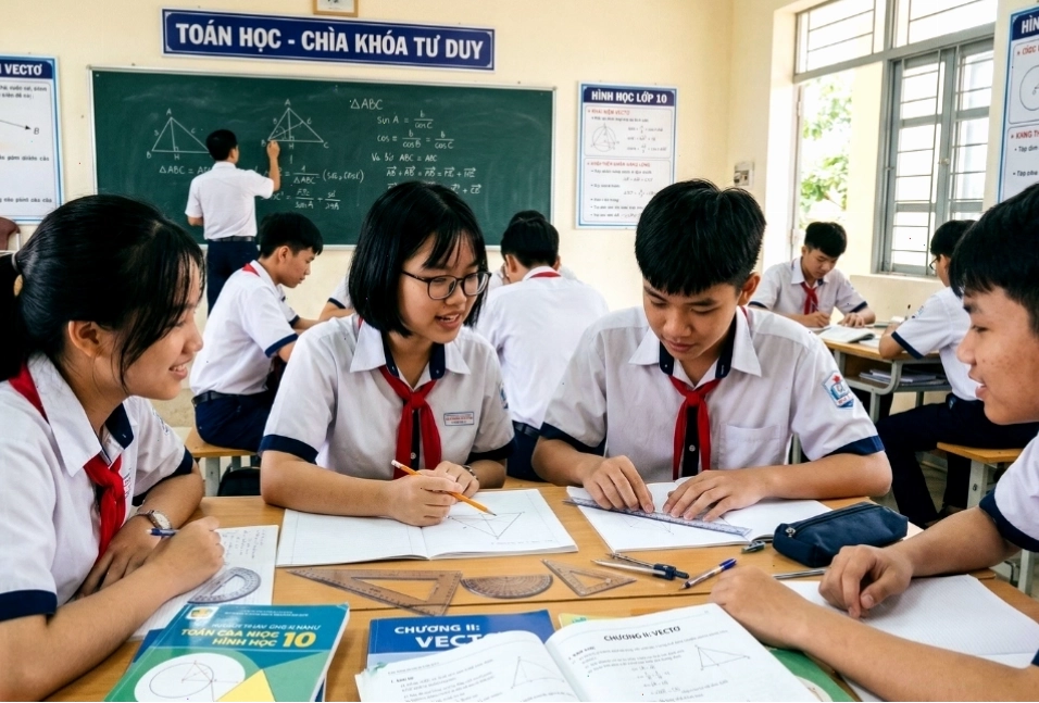 Minh họa thực hành tính độ dài vectơ qua ví dụ
