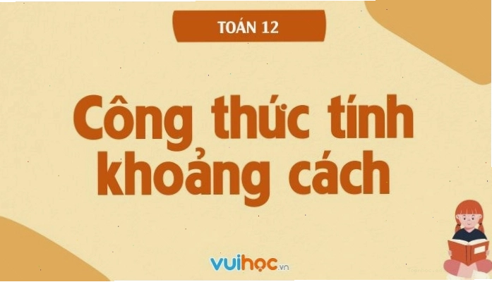 Minh họa trực quan công thức tính khoảng cách trong hình học không gian