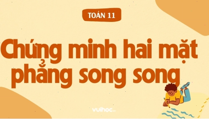 Minh họa trực quan hai mặt phẳng song song trong không gian