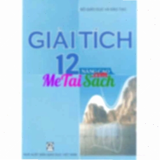 Sách giáo khoa Giải tích 12 Nâng Cao bìa trước