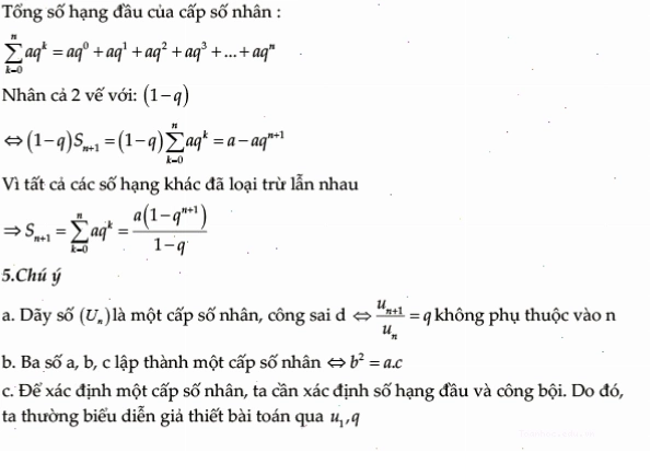 So sánh tốc độ tăng trưởng của cấp số cộng và cấp số nhân