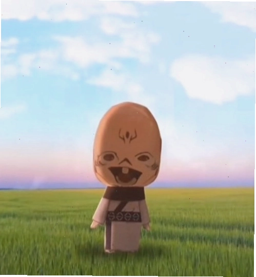 Sukuna meme với ánh mắt lườm