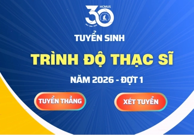 Thông báo tuyển sinh chương trình Thạc sĩ Toán