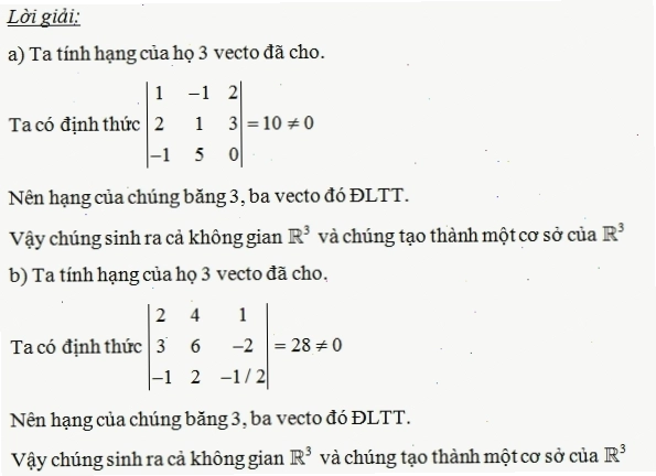 Tìm giá trị riêng và vector riêng của ma trận
