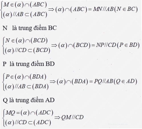 Tìm giao tuyến của 2 mặt phẳng