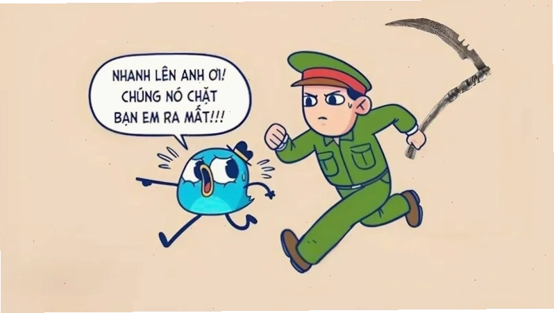 Tổng hợp meme hình ảnh alo chú công an hã từ những tình huống dọa nhau trên mạng