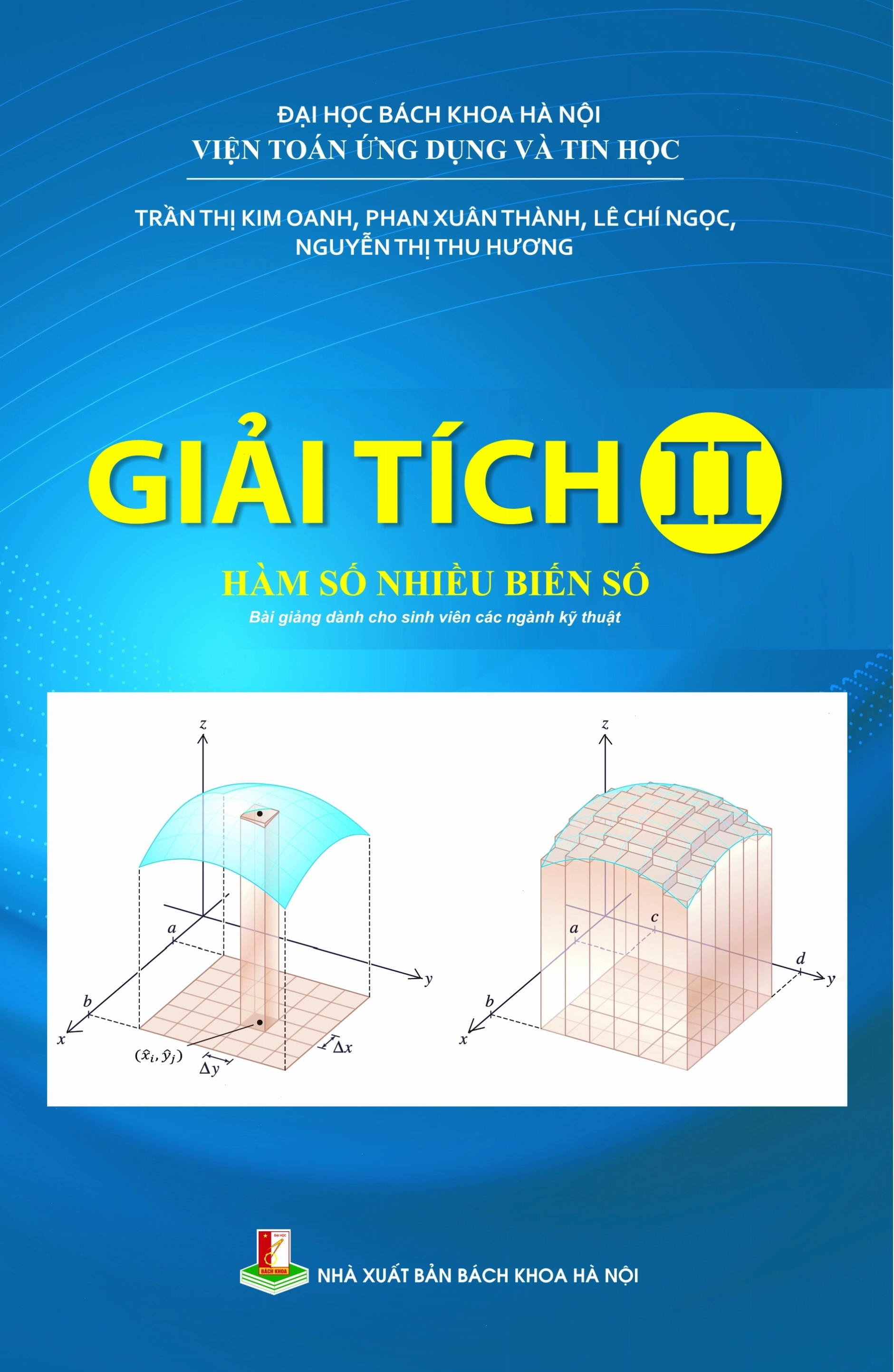 Trang bìa giáo trình Giải tích II, một tài liệu học tập quan trọng