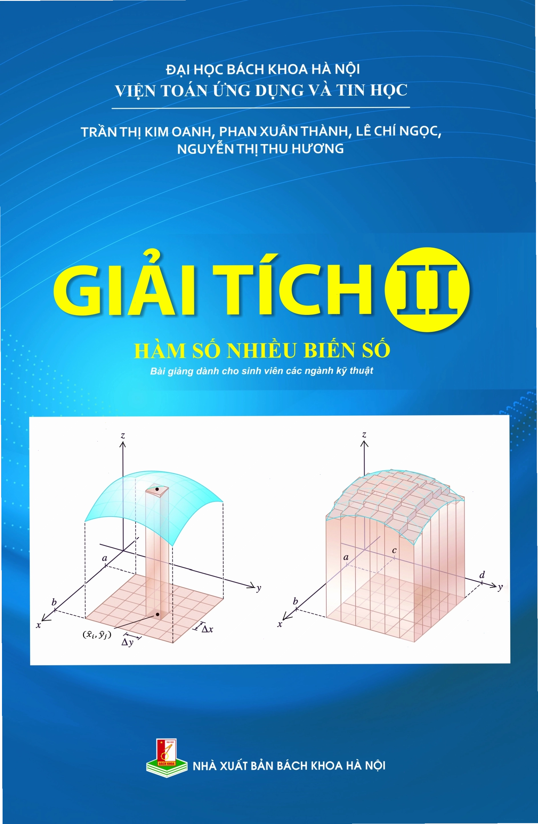 Trang bìa tài liệu Giải tích II của Nhà xuất bản Bách khoa