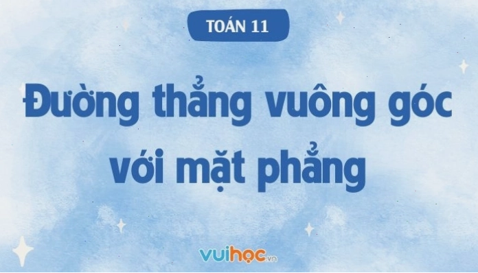 Ứng dụng của đường thẳng vuông góc với mặt phẳng trong thực tế
