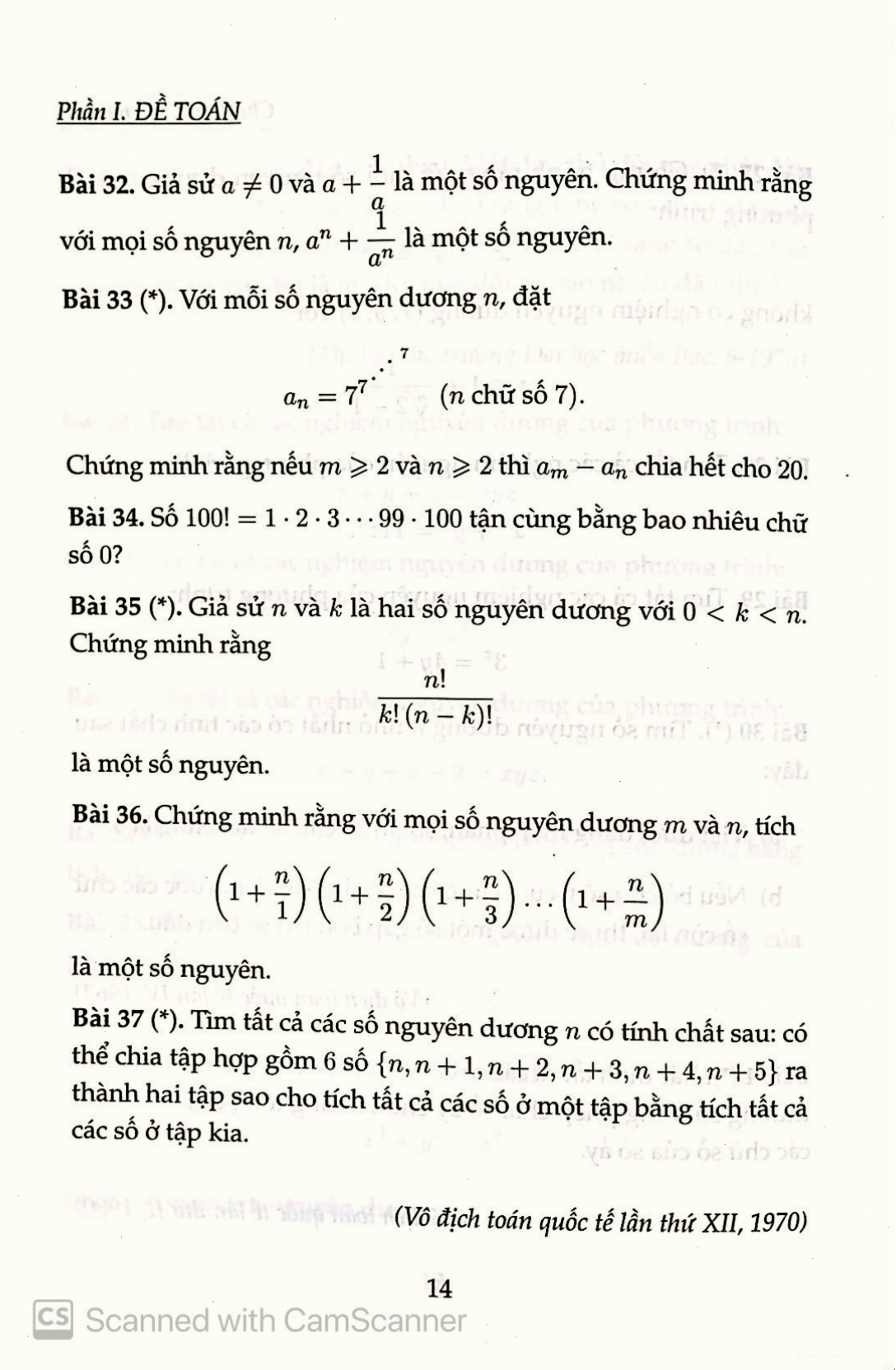 Ứng dụng đại số trong bài toán thực tế