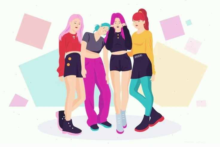 Các cô gái Kpop trong phong cách chibi đáng yêu
