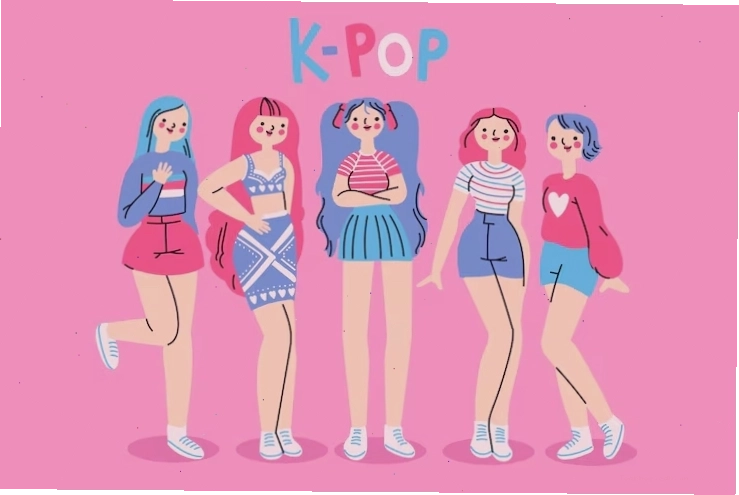 Concept nhóm nhạc nữ Kpop phong cách chibi