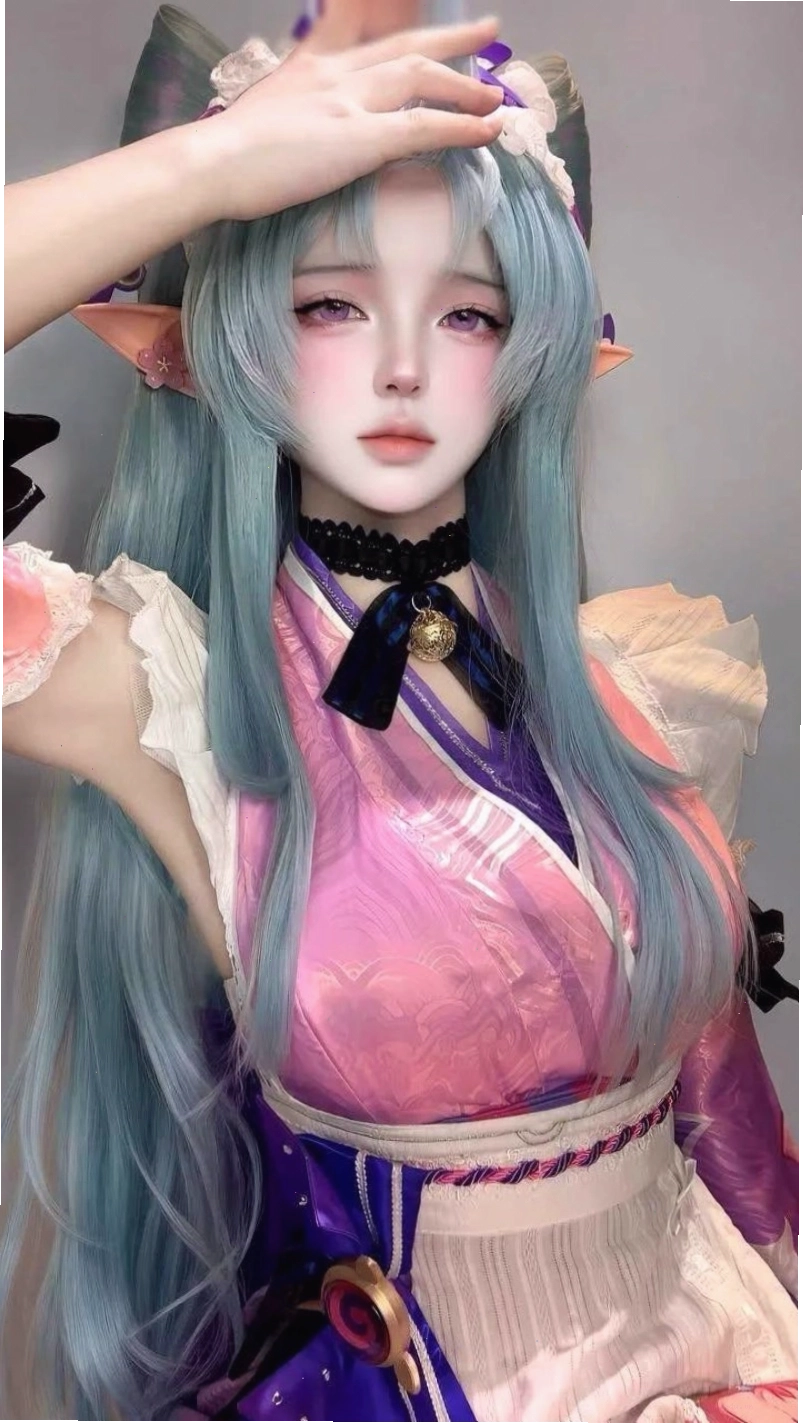 cosplay girls with charming expressions