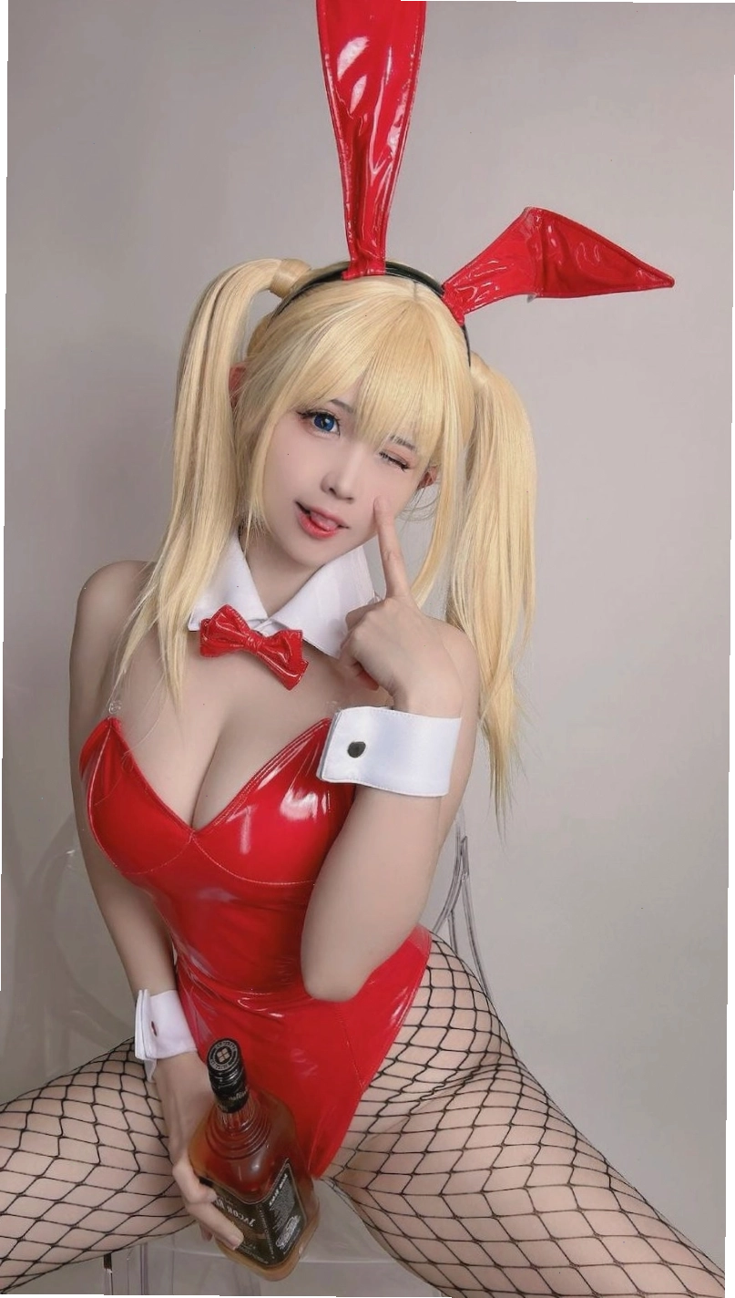 sexy cosplay anime girl model