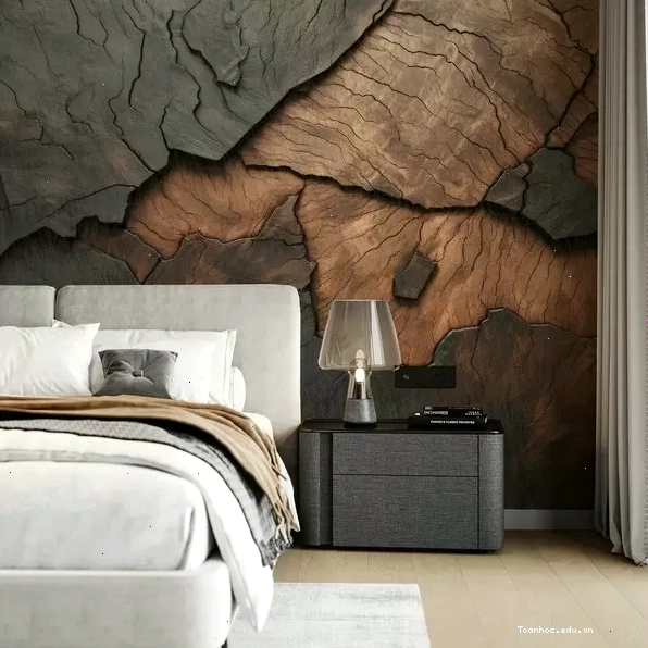Abstract 3D wallpaper with flowing lines