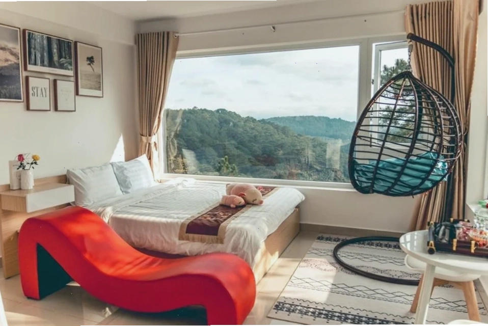 Kiến trúc hiện đại của khách sạn Đà Lạt view thung lũng Golf Valley