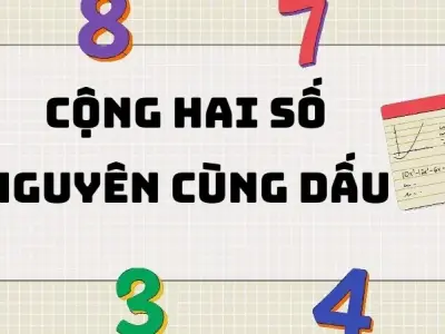 Tổng hợp kiến thức quan trọng bài cộng hai số nguyên cùng dấu