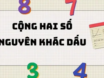 Tổng hợp kiến thức bài: Cộng hai số nguyên khác dấu