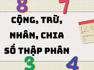 Phương pháp giải bài toán cộng trừ nhân chia số thập phân