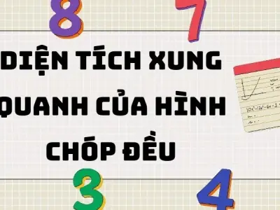 Lý thuyết và công thức Diện tích xung quanh của hình chóp đều