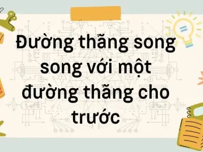 Đường thẳng song song với một đường thẳng cho trước - Toán lớp 8