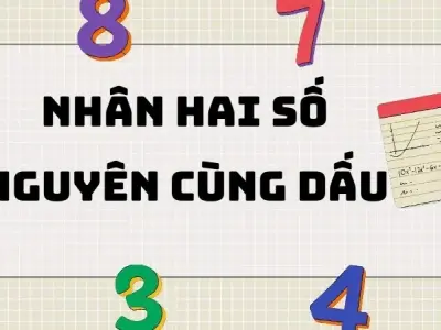 Hệ thống kiến thức bài: Nhân hai số nguyên cùng dấu lớp 6