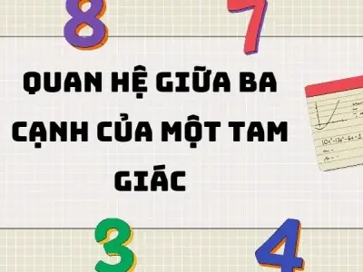 Quan hệ giữa ba cạnh của một tam giác - Toán lớp 7