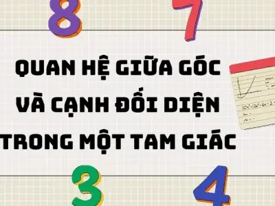 Quan hệ giữa góc và cạnh đối diện trong một tam giác